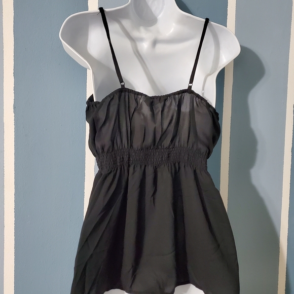 NWT Lovetree Bohemian Black Camisole with Red Detailing - Picture 9 of 10